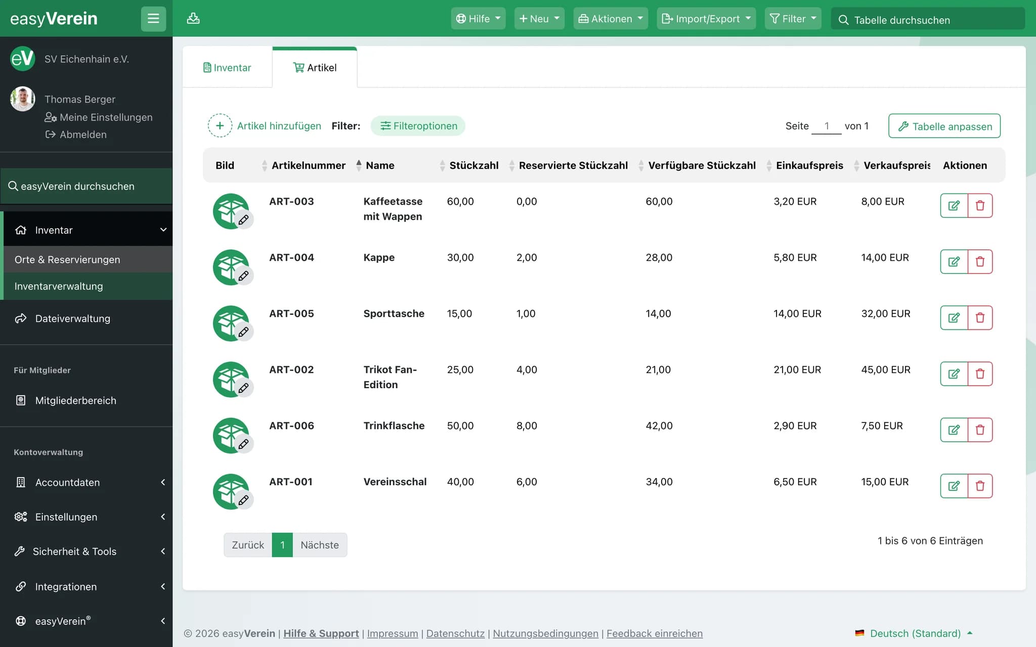Screenshot Artikel