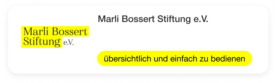 Marli Bossert Stiftung e.V.